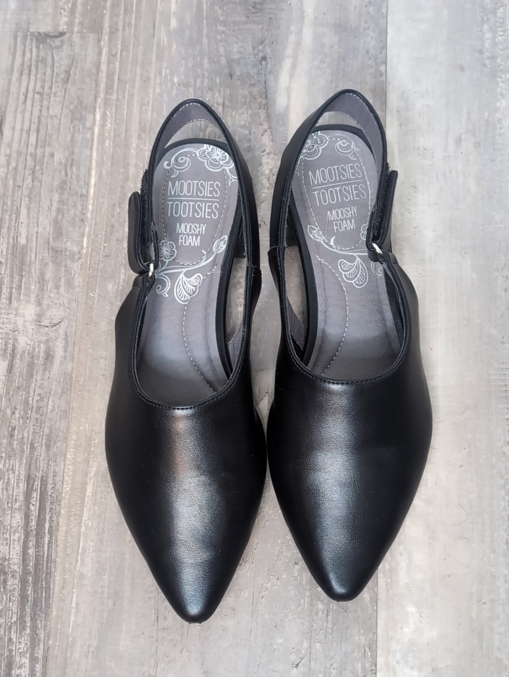 Mootsies Tootsies Pointed Toe Slingback Flats